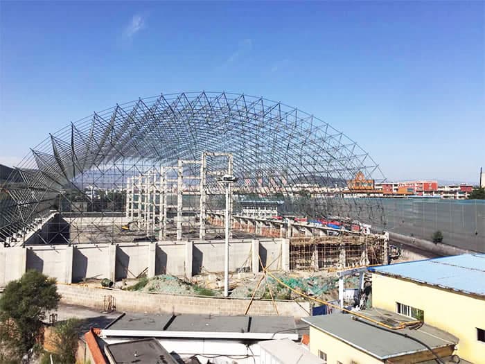 浙江煤矿储煤棚网架工程